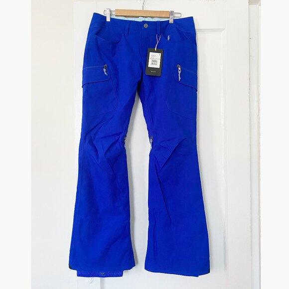 Burton Women's Gloria Stretch 2-layer Cobalt Blue Ski Snowboard Pants 2022 NWT - Picture 6 of 9